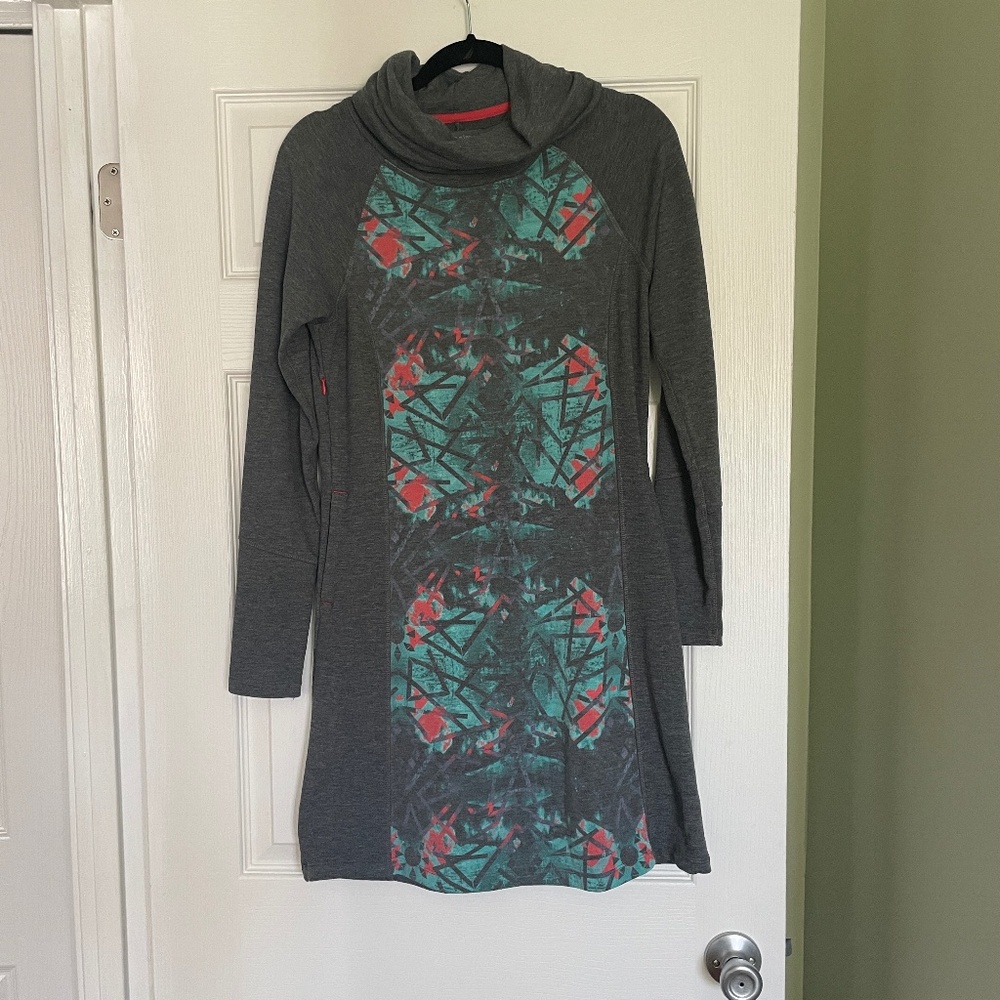 title9 long sleeve cowl neck dress